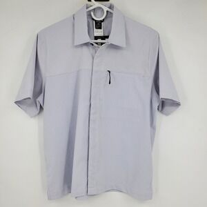 NWT The North Face Women's Lightrange Shirt Mystic Haze Short Sleeve Hiking M